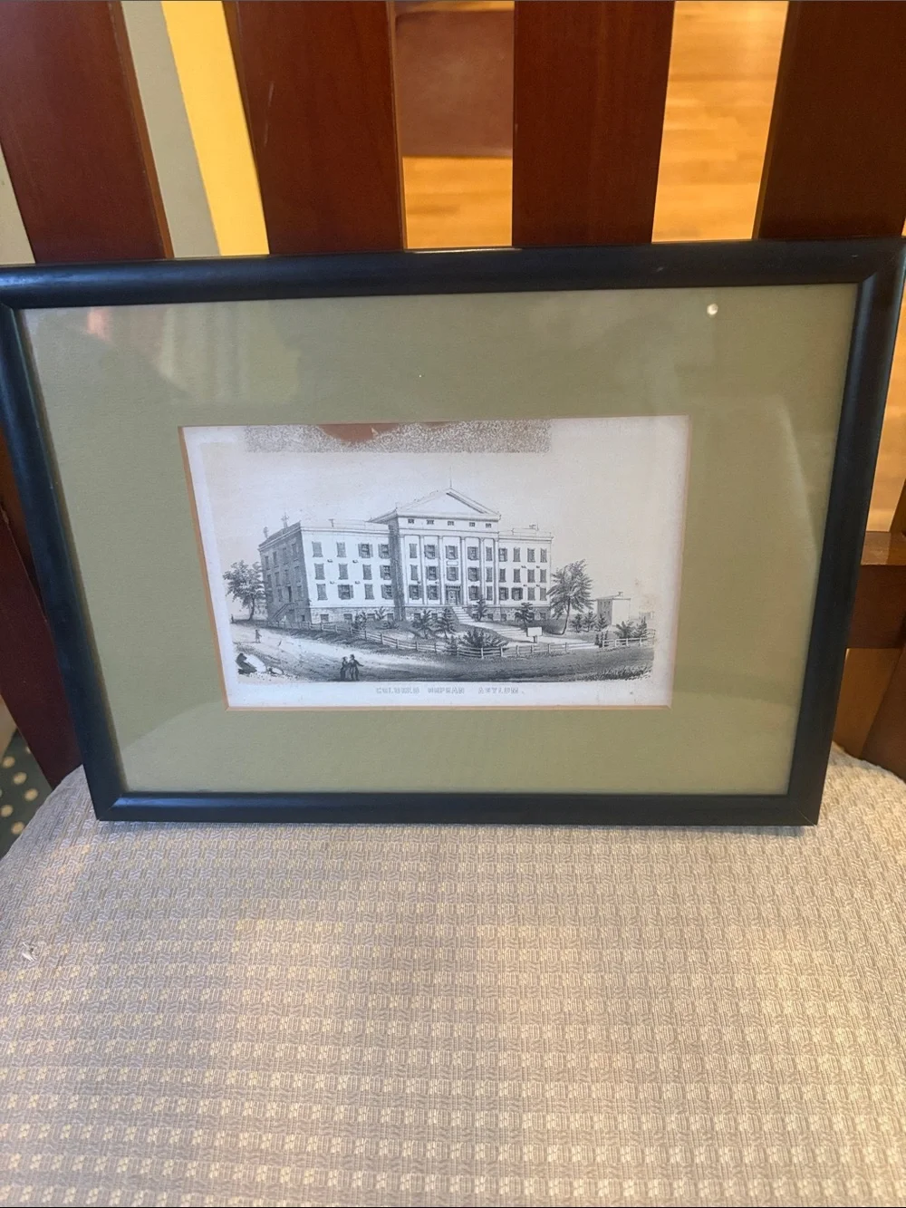 Framed Vintage Orphan Asylum Print MS6